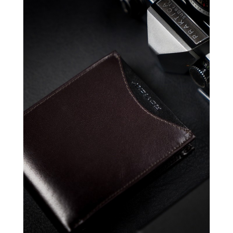 Кошелек мужской Rovicky 1567-03-BOR BROWN-BLK Кошелек мужской Rovicky 1567-03-BOR BROWN-BLK